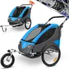 KESSER® Kinderanhänger Fahrradanhänger 360° Drehbar mit Produktbild-Vorschau 1