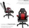Chaise gamer MIKE - noir/rouge Voir les images du produit 3