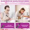 Nagelfeile, Nagelfräser für Gelnägel, Produktbild-Vorschau 2