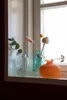 INNA-GLAS Flaschenvase Tatiana mit Rillen, türkis-klar, Produktbild-Vorschau 2