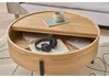 Miliboo - Runder Couchtisch aus hellem Eschenholz und Produktbild-Vorschau 2