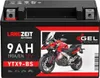Langzeit Gel Motorradbatterie YTX9-BS 9Ah 12V Produktbild-Vorschau 4