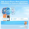 Mini Handventilator Akku, mit LED-Beleuchtung, USB-C Produktbild-Vorschau 6