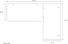 SyberDesk Gaming Pro LED rohový stôl 197 x 132 cm s LED Náhľad obrázku produktu 7