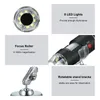 Collage of product features for a digital microscope. Podgląd zdjęcia produktu