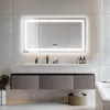 Vrygle Miroir de Salle de Bain Bluetooth 100×60 cm : Miroir Voir les images du produit 7