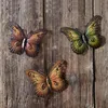 3 papillons en métal, 24x19 cm, décoration murale, Voir les images du produit 11