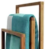 Msv Bamboo Handtuchhalter Golden 42 x 24 x 82 cm Golden 42 Produktbild-Vorschau 4