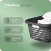 Novaliv 3er-Set Wäschekorb mit 3 Griffen 25L Anthrazit, Produktbild-Vorschau 3