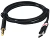 1m schwarz - USB-C zu AUX 3,5mm stecker Klinke Audio kabel Produktbild-Vorschau 5