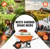 Wózek ogrodowy SucceBuy, pojemność 6 stóp sześciennych i Podgląd zdjęcia produktu 6