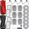 A collection of cleaning accessories for a robot vacuum cleaner, laid out on a white background. Produktbild-Vorschau