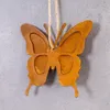 8er Set Dekohänger Blume Rost Schmetterling Metall Produktbild-Vorschau 7