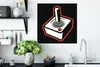 MuchoWow® Poster Gaming - Game Controller - Schwarz 50x50 Produktbild-Vorschau 3
