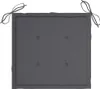 vidaXL Klappbare Gartenstühle 2 Stk. mit Sitzkissen Produktbild-Vorschau 12
