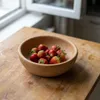 MISKA DREWNIANA BUKOWA 18 cm na owoce przekąski ręcznie Podgląd zdjęcia produktu 5