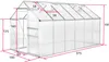 Skleník 11,13 m³ 185 x 375 x 195 cm Náhled obrázku produktu 18