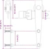 vidaXL Mini Schiebetürbeschlag Set für Schranktüren 122 cm Produktbild-Vorschau 10