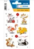 HERMA 3357 10x Sticker DECOR Lustige Katzen, beglimmert Produktbild-Vorschau 4
