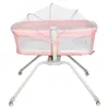 Berceau à 4 roues pour bébés jusqu'à 9 kg Rose Voir les images du produit 5
