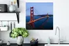 MuchoWow® Poster Golden Gate Bridge am Abend beleuchtet Produktbild-Vorschau 3