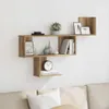 vidaXL Nástenná polica Artisan dub 100x15x70 cm materiál na Náhľad obrázku produktu 2