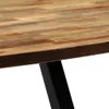 vidaXL Couchtisch, Recyceltes Massivholz Teak, Oval, Produktbild-Vorschau 5