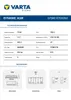 Varta Accu Dynamic AGM, akumulator, 12V, 70Ah, 760A Podgląd zdjęcia produktu 4
