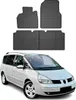 2002-2014 Renault Espace podlahové rohože gumové černé 4 ks Náhled obrázku produktu 1