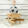 Fußballkaraffe mit 6 Gläsern - ein Geschenk für Männer | Produktbild-Vorschau 2