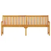 vidaXL Zahradní lavičky pro 1 osobu 219 x 55,5 x 90 cm z Náhled obrázku produktu 3