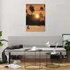 Bilder auf glas - Einteilig - Palme Fluss Sommer - 70x100cm Produktbild-Vorschau 6