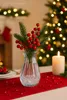 Vase Glas mit Diamant Muster 14cm klar transparent 330ml, 1 Produktbild-Vorschau 6
