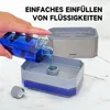 Seifenspender Küche Edelstahl 240 ml mit Schwamm gebürstet Produktbild-Vorschau 4