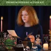 Heksenkit 122-tlg. – Wicca Starter-Set mit Kräutern & Kristallen Productafbeelding-voorbeeld