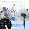 HOMCOM Standventilator Ventilator Fernbedienung Produktbild-Vorschau 5