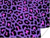 MuchoWow® Poster Pantherdruck - Lila - Rosa - Neon 160x120 Produktbild-Vorschau 1
