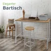 BeFair Bartisch Sven rechteckig 120×40×100 cm – Industrial Produktbild-Vorschau 3