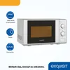 Exquisit Mikrowelle MW 900-030G silber | Grill | max. 1000 Produktbild-Vorschau 3