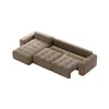 FEDVE Ecksofa RIFU SO aus Bouclé-Stoff mit Schlaffunktion, Produktbild-Vorschau 5