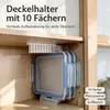 Topfdeckelhalter Küche 2er Set, hängender Deckel Organizer Produktbild-Vorschau 4