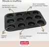 Zenker 12er-Muffinform Ø 7 cm BLACK METALLIC, Produktbild-Vorschau 11
