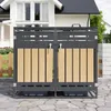 Mülltonnenbox mit hydraulischem Deckel, vertikale Produktbild-Vorschau 9