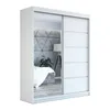Schwebetürenschrank, 2-türig Schrank 160 cm mit Spiegel GAP Produktbild-Vorschau 2