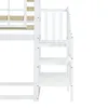 Merax Etagenbett 90x200cm mit Treppe und Rutsche, Produktbild-Vorschau 12