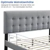Čalouněná postel 140x200 a 160x200 cm dvoulůžko s roštem a Náhled obrázku produktu 5