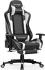 A studio shot of a black and white gaming chair. Náhled obrázku produktu