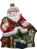 Weihnachtsfigur  Weihnachtsmann mit Uhr Produktbild-Vorschau 1