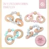 Bieco Beißring Baby mit Silikon Perlen Rosa, 7 cm | ab 0 Produktbild-Vorschau 6