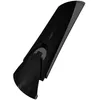 The back of a black media remote control is shown against a white background. Produktbild-Vorschau